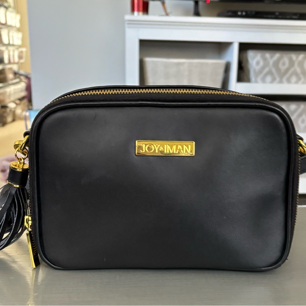 Joy & Iman Black Crossbody Bag